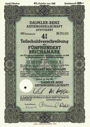 Daimler benz 1942 stuttgart - ag,