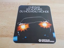 Aufkleber CHRYSLER
