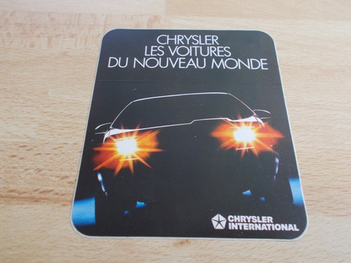 Aufkleber chrysler - aufkleber,