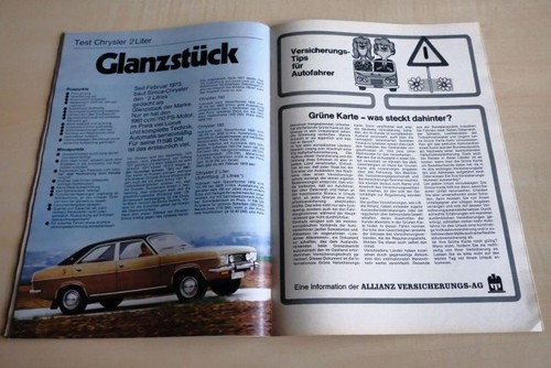 Mot 1973 chrysler - 12/1973,