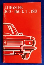 Chrysler 160 GT 180 MJ 1972 -
